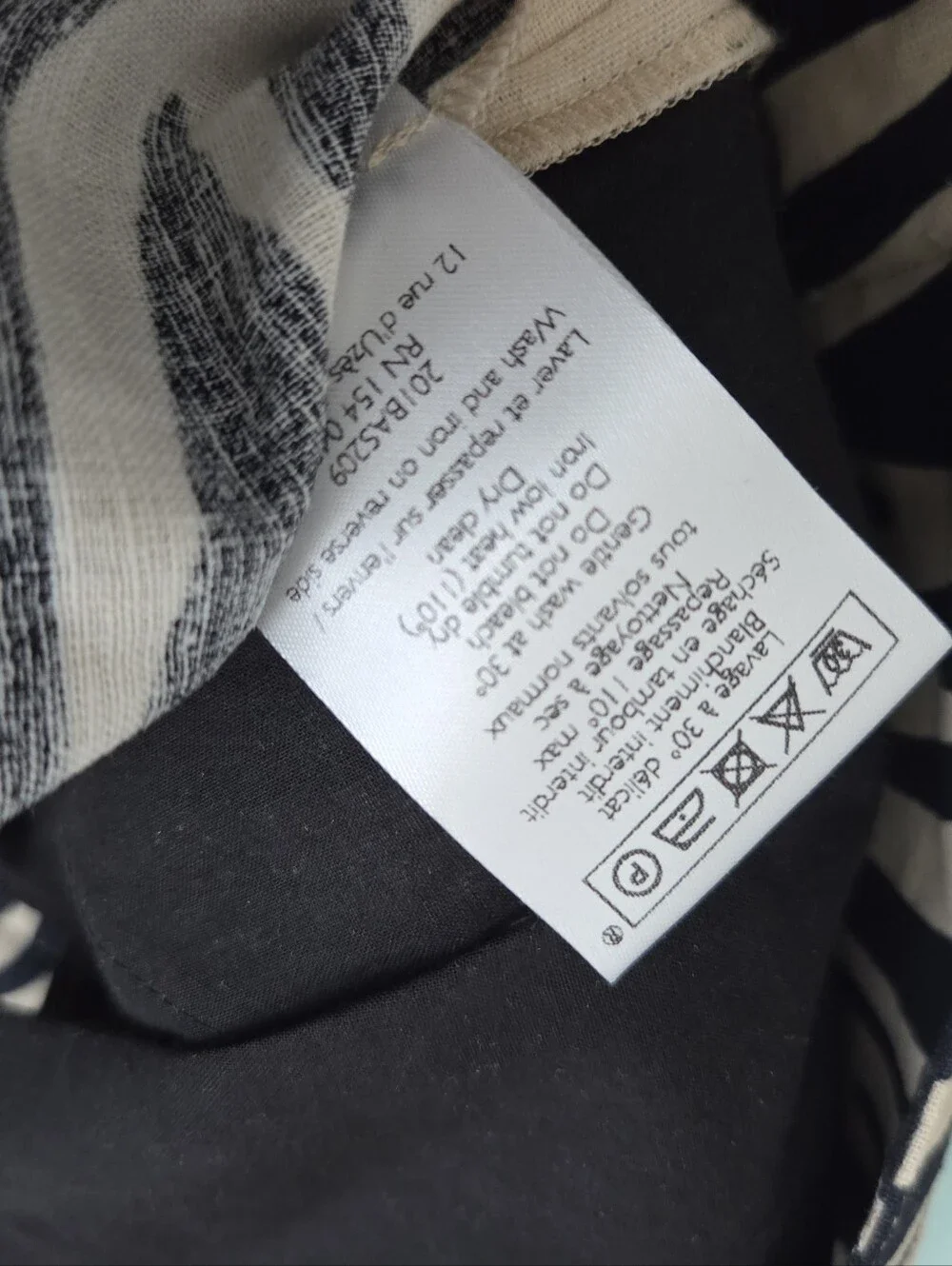 Sezane Francky Trousers in Zebra size 42 NWT